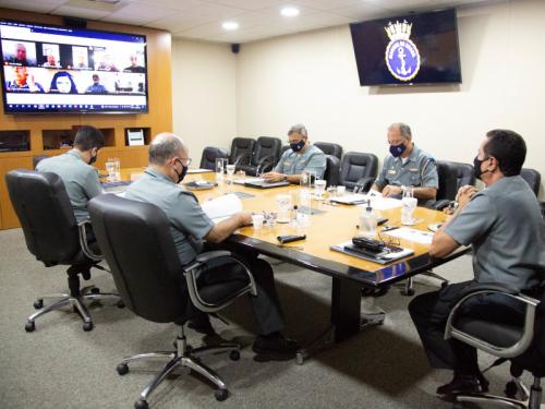 Comandante da Marinha e Sociedade Amigos da Marinha realizam reunião virtual