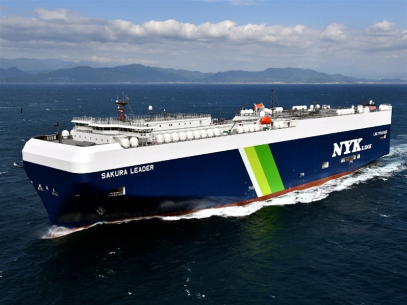 NYK anuncia construção de 12 PCTCs movidos a GNL