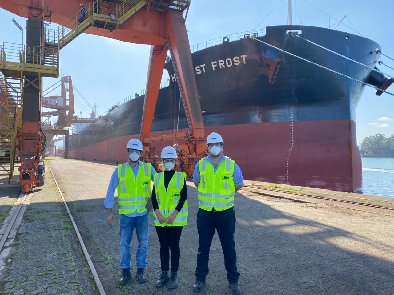 Dirigentes da CODESA realizam visita ao Porto de Santos