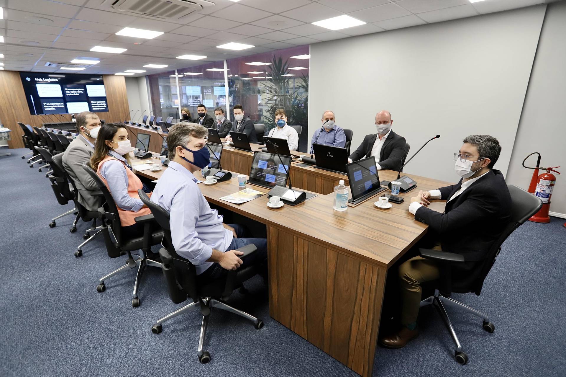 Diretores da ANTAQ conhecem projetos de ampliação do Porto de Paranaguá