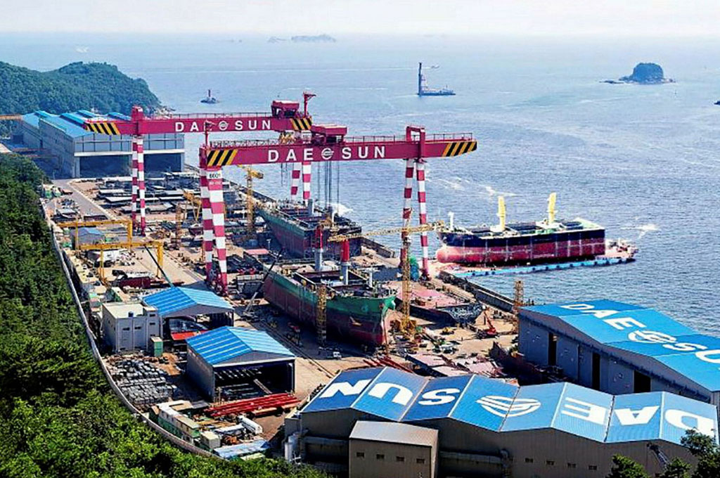 Coreia garante 94% das encomendas globais de navios-tanque de GNL no primeiro semestre 