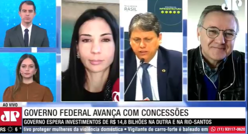 Ministro Tarcísio de Freitas explica como os investimentos vão impactar na movimentação de cargas nas ferrovias da Malha Paulista e no Porto de Santos/SP
