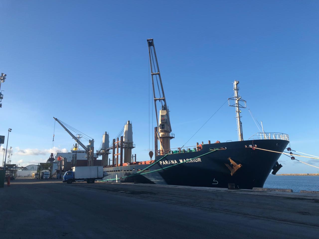 Nove mil toneladas de malte no Recife