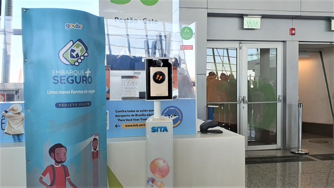 Aeroporto da capital do país testa embarque com reconhecimento facial