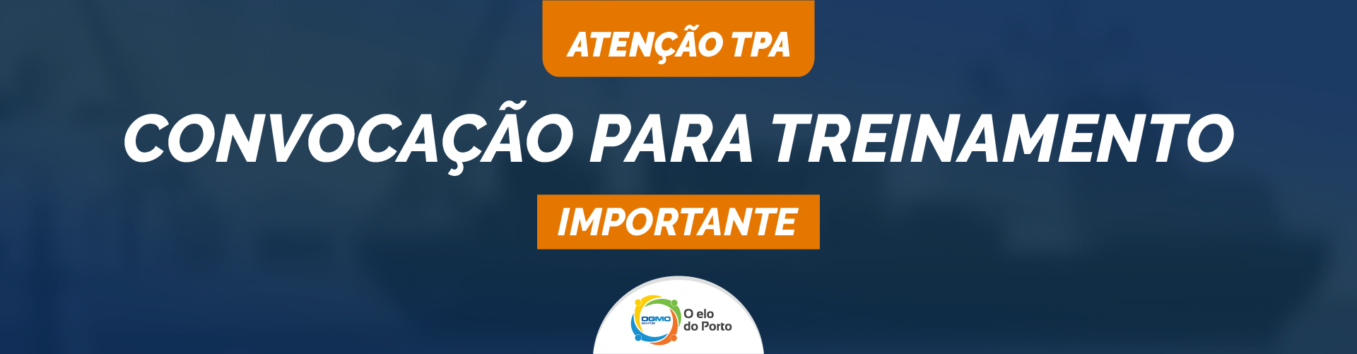 OGMO/Santos: Convocação para treinamento – importante