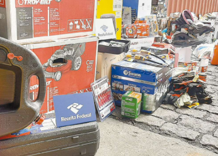 Entrada ilegal de produtos é alvo de ação da Receita