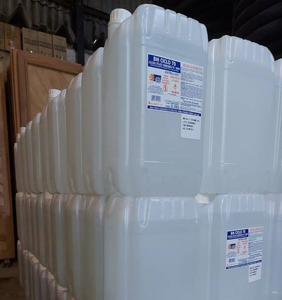 Copersucar faz doação de álcool 70% para saúde pública em Santos