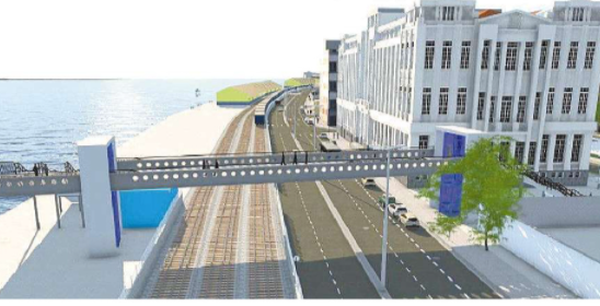 Centro ganhará nova passarela