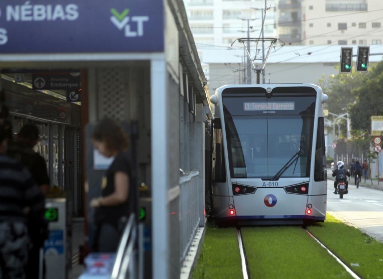 VLT: Trecho de rua em Santos terá bloqueio a partir de terça-feira