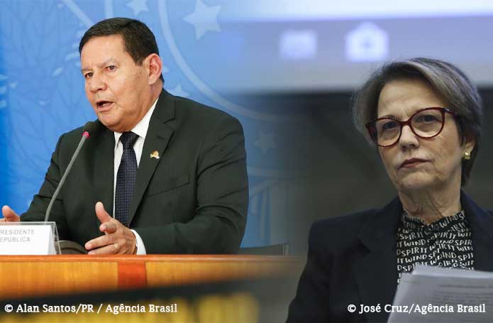 Mourão e Tereza Cristina consideram sustentabilidade e tecnologia indissociáveis na relação Brasil-China