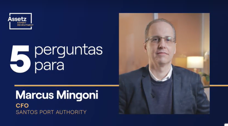 5 Perguntas para Marcus Mingoni, CFO da Santos Port Authority