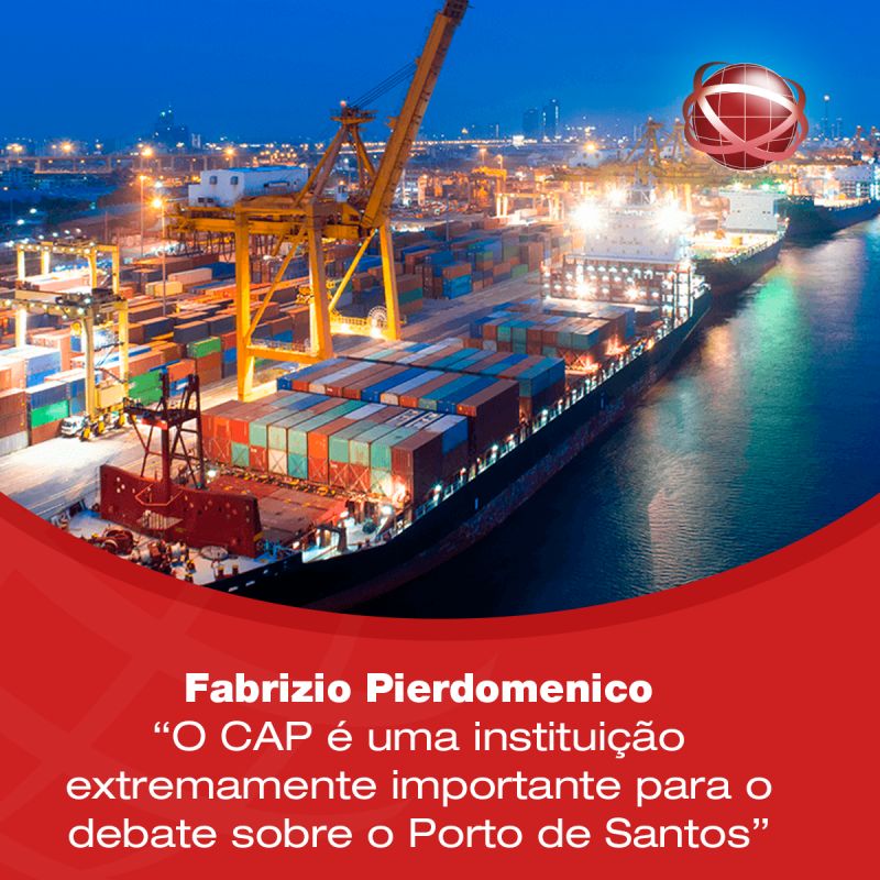 Pierdomenico: “O CAP é uma instituição extremamente importante para o debate sobre o Porto de Santos”