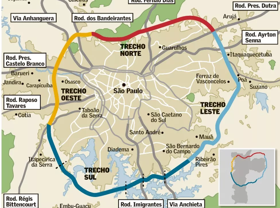 Leilão do Rodoanel Norte deve atrair grandes grupos