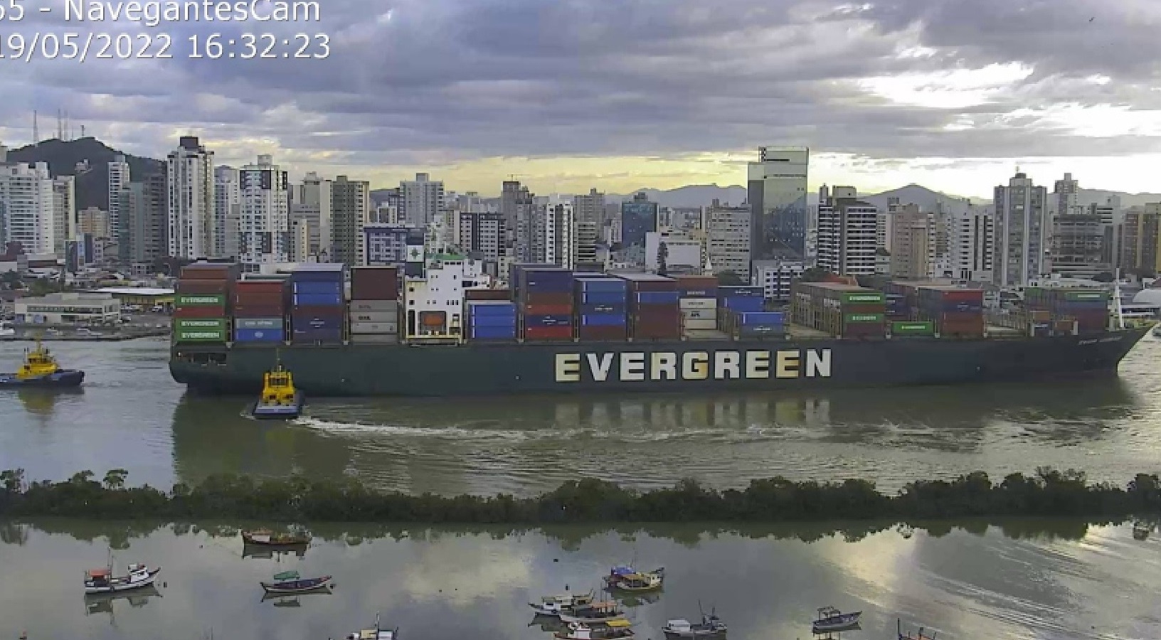 Nova bacia de evolução registra 900 giros no complexo de Itajaí e Navegantes