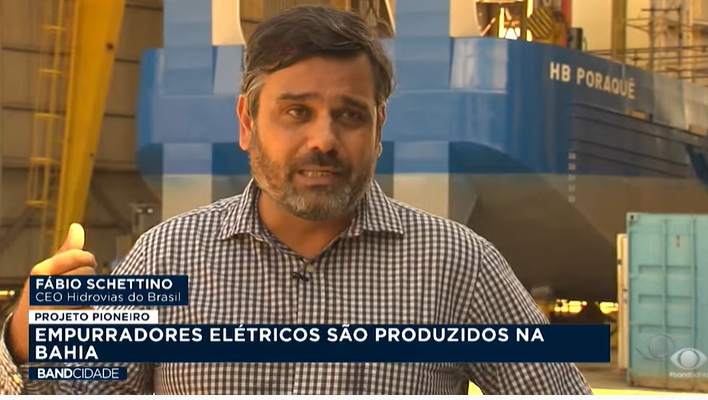 Bahia produz primeiros navios empurradores elétricos do mundo