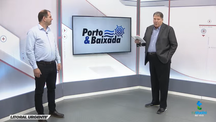 Régis Prunzel, presidente do SOPESP e diretor de portos/relações institucionais do TEG, TEAG e TES participa do programa Litoral Urgente