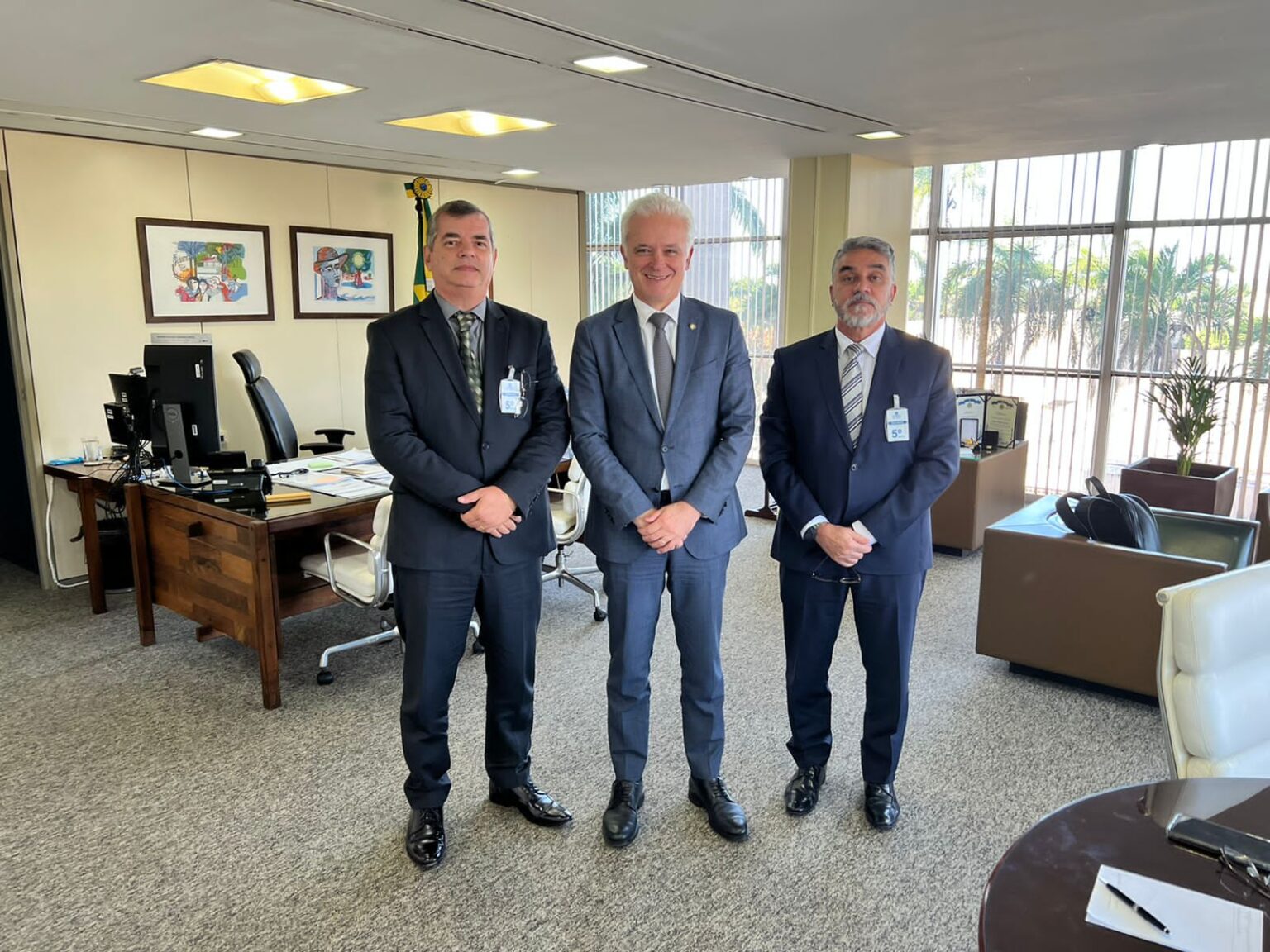 Em visita ao Ministério da Justiça, Diretoria da CODERN discute alternativas para combate ao tráfico de drogas no Porto de Natal
