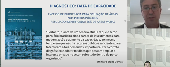 Diálogo Público aborda concorrências no setor portuário
