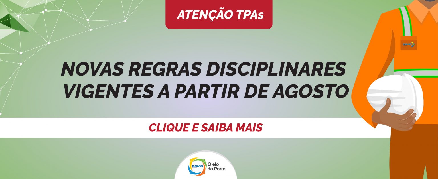 OGMO/Santos: Novas regras disciplinares vigentes a partir de agosto