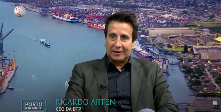 CEO da Brasil Terminal Portuário comenta sobre a integração vertical, ligação seca Santos-Guarujá e desestatização do Porto de Santos no Programa Porto e Negócios