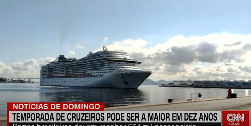 Setor de cruzeiros estima que temporada 2022/23 terá 43% a mais de passageiros