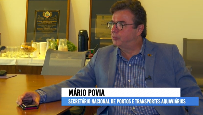 Porto 360°: Acompanhe na íntegra a participação do convidado Mário Povia, Secretário Nacional de Portos e Transportes Aquaviários