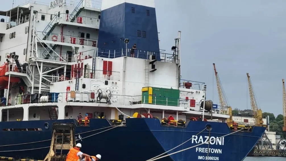 Após meses de guerra, primeiro navio com grãos deixa porto de Odessa, na Ucrânia