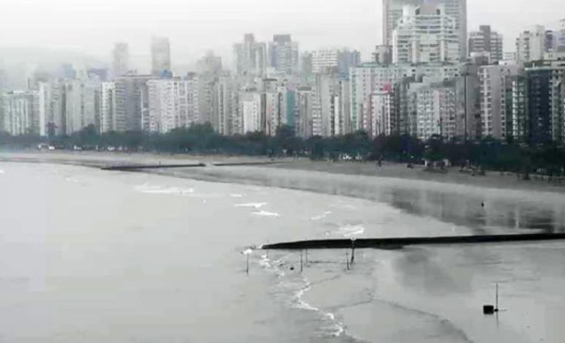 Frio chega na Baixada Santista e cidades podem registrar mínimas de 8º graus
