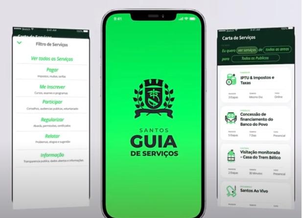 Moradores de Santos já podem baixar app que facilita acesso aos serviços municipais