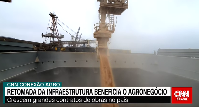 Retomada da infraestrutura beneficia o agronegócio brasileiro