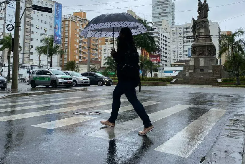 Não se iluda com o sol, semana no Litoral de São Paulo será chuvosa com mínima de 15ºC
