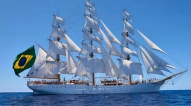 Visitação ao navio-veleiro “Cisne Branco” se encerra hoje