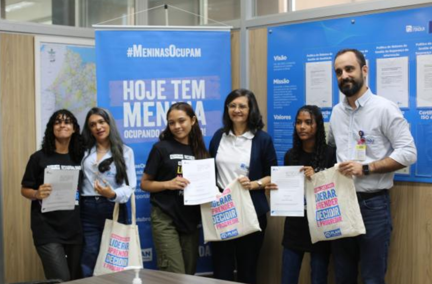 Meninas ocupam cargos de liderança da EMAP por um dia