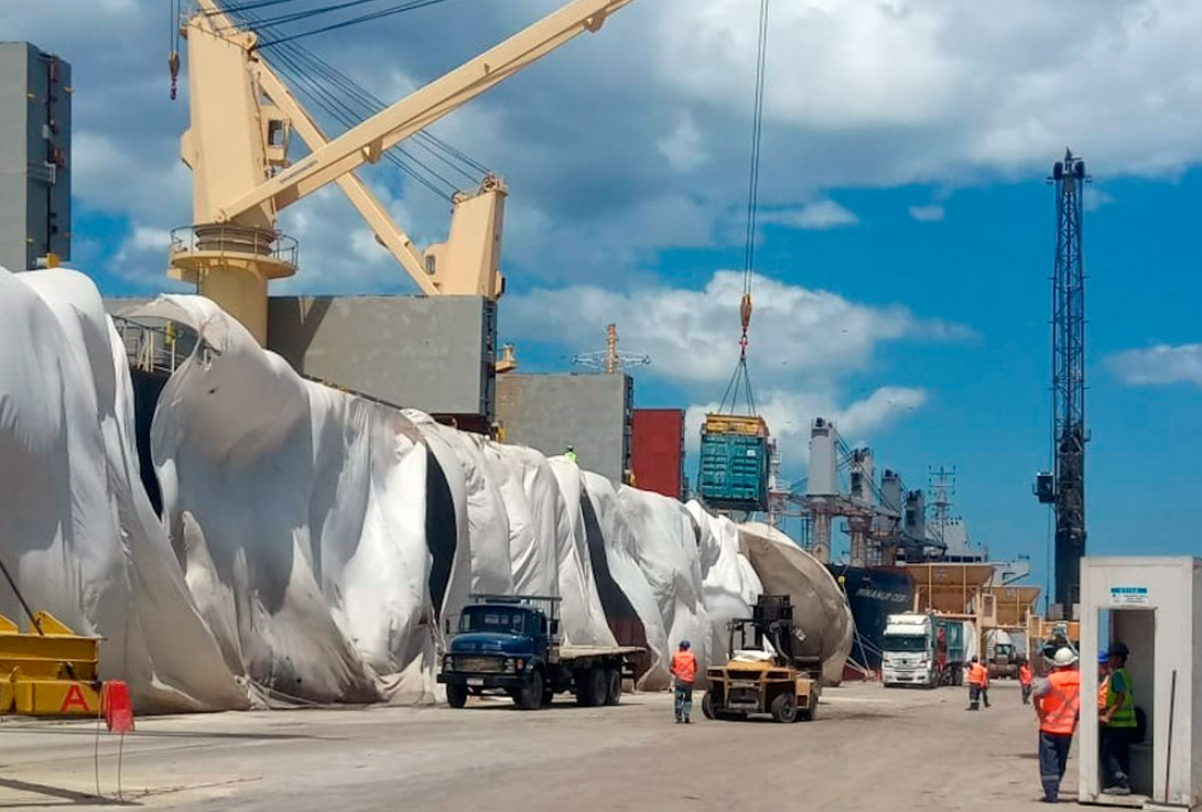 Porto Ponta do Félix realiza a segunda reexportação de fertilizantes
