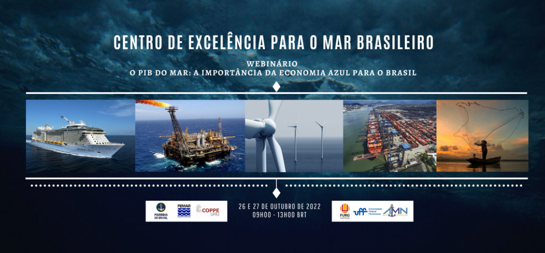 Webinário “O PIB do Mar” vai debater a importância da Economia Azul para o Brasil