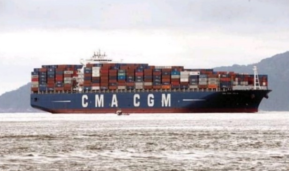 CMA CGM Vela deixa o Porto na tarde de hoje