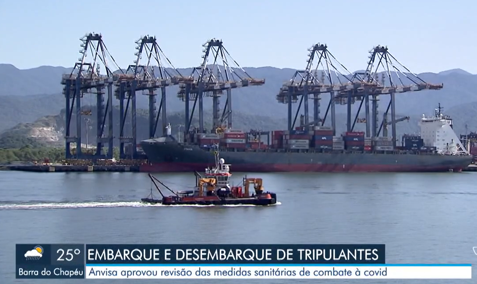 Anvisa aprova revisão das medidas sanitárias de enfrentamento à Covid no Porto de Santos