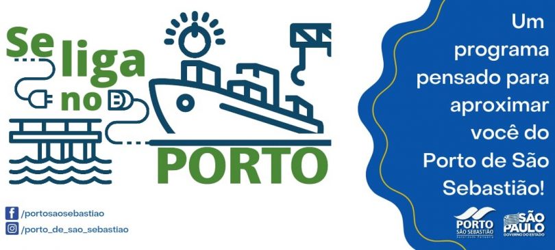 Campanha na internet mostra como funciona operação do Porto de São Sebastião