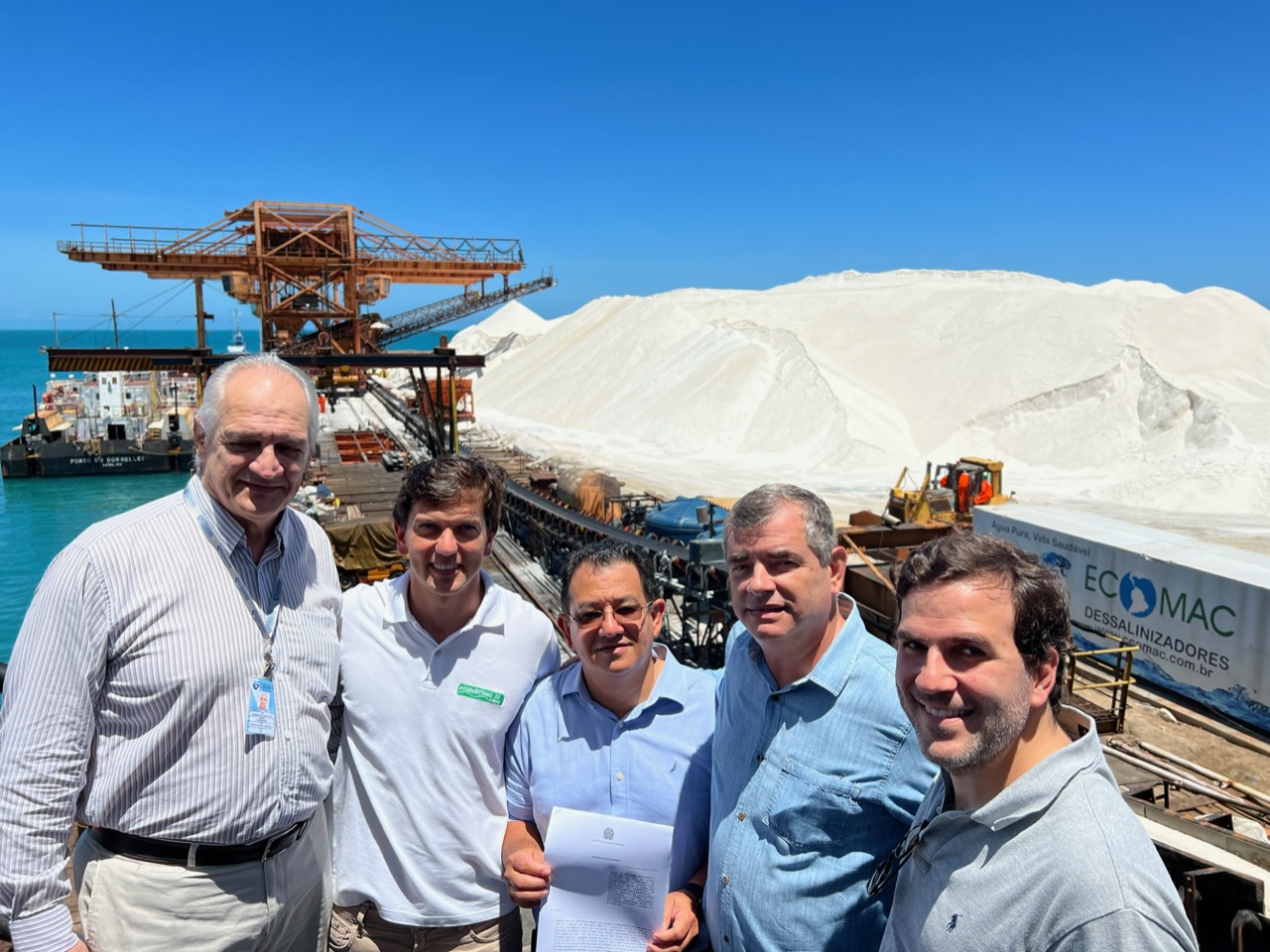 CODERN entrega Terminal Salineiro de Areia Branca para a Intersal