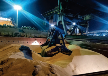 Porto do Itaqui recebe maior carga de composto para fertilizante de sua história