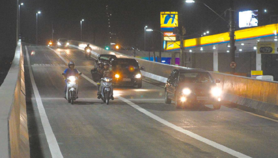 Viaduto da entrada de Santos terá radar
