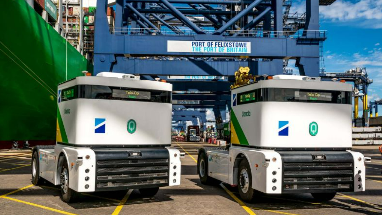 Porto de Felixstowe torna-se o primeiro na Europa a lançar caminhões autônomos em operações