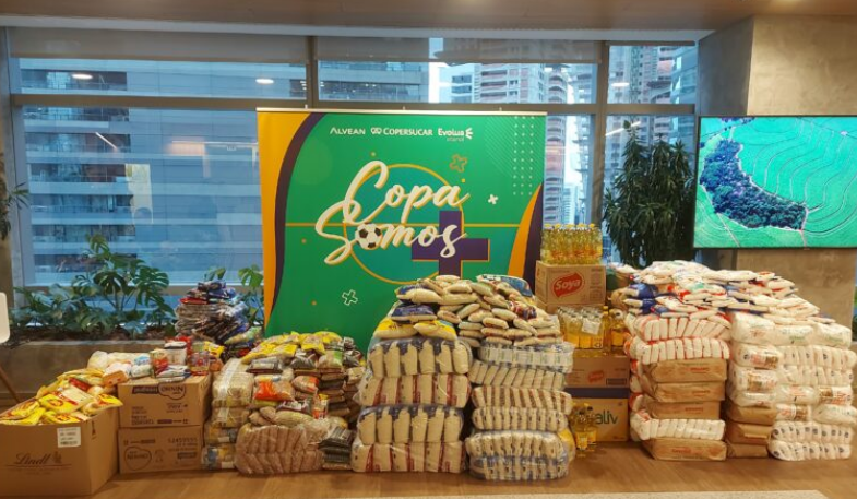 Um gol de solidariedade: Copersucar promove disputa de arrecadação de alimentos