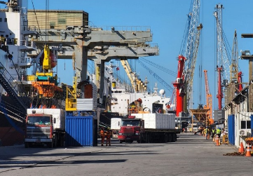 Porto do RS registram queda de 18,19% na movimentação de cargas