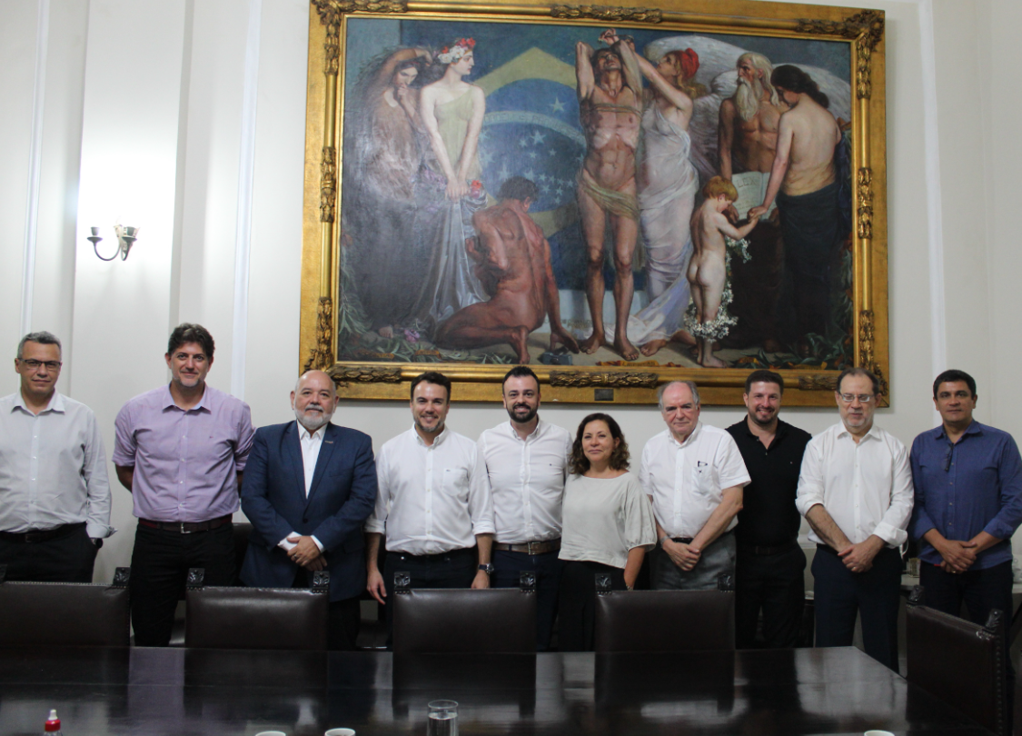 ACS dá as boas-vindas ao novo Secretário Municipal de Assuntos Portuários e Emprego de Santos, Bruno Orlandi