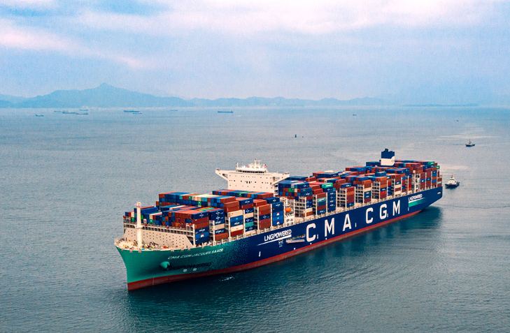 CMA CGM anuncia € 200 milhões em financiamento para descarbonização