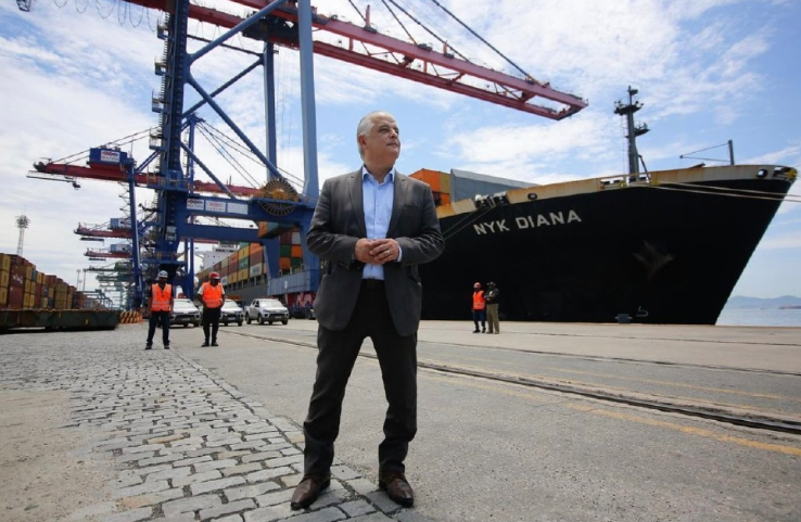 Márcio França encerra passagem pelo Rio de Janeiro com vistoria no porto