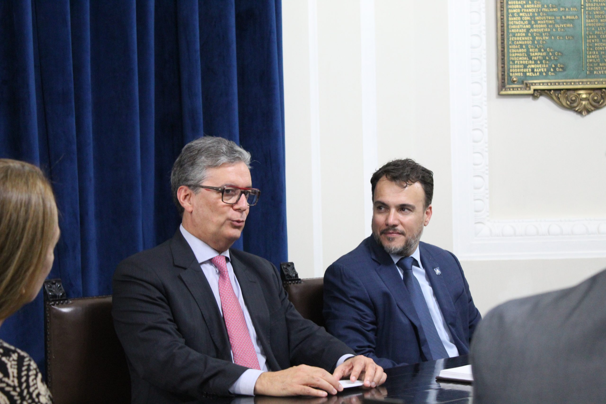 Associação Comercial de Santos recebe visita do novo secretário da Justiça e Cidadania