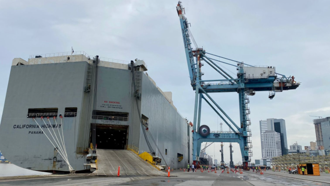 Porto de Itajaí recebe sua 12ª atracação de navio ROLL ON ROLL OFF