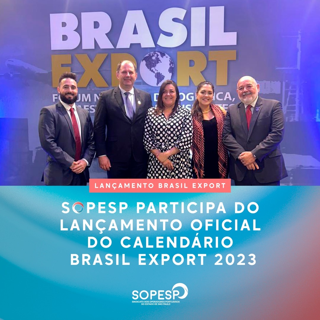 SOPESP participa do lançamento oficial do calendário Brasil Export 2023